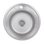 Кухонна мийка Brinex 490-A 0,6 мм Satin (BRIN490SAT06)