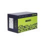 Змішувач для ванни Brinex Pure 006 з поворотним виливом (з душовим гарнітуром) Gunmetal Black BRIPUR006GRP