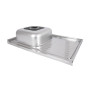 Кухонна мийка Brinex 5080-L 0,6 мм Satin (BRIN5080LSAT06)