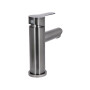 Змішувач для раковини Brinex Pure 001F низький  Gunmetal Black BRIPUR001FGRP