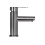 Змішувач для раковини Brinex Pure 001F низький  Gunmetal Black BRIPUR001FGRP