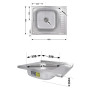 Кухонна мийка Brinex 6050-L 0,6 мм Satin (BRIN6050LSAT06)