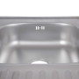 Кухонна мийка Brinex 6080-L 0,6 мм Satin (BRIN6080LSAT06)