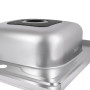 Кухонна мийка Brinex 6080-R 0,6 мм Satin (BRIN6080RSAT06)