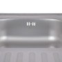 Кухонна мийка Brinex 6080-R 0,6 мм Satin (BRIN6080RSAT06)