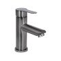 Змішувач для раковини Brinex Pure 001F низький  Gunmetal Black BRIPUR001FGRP