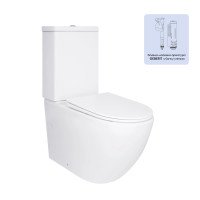 Унітаз підлоговий Qtap Jay Ultra Quiet з сидінням Soft-close 640x360x835 мм QT07222175TW White