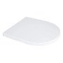 Сидіння для унітаза підлогового (Dove) 425×363×30 мм, White, з мікроліфтом, Slim Duroplast, Quick Release QT06228380BW3 Qtap