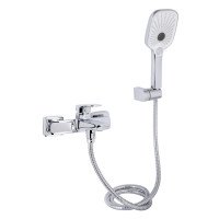 Змішувач для ванни Qtap Tern (c душевым гарнитуром) QTTER259CRM47586 Chrome