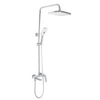Душова система універсальна Qtap Tern на три споживачі (з виливом) QTTER1112CRM47592 Chrome