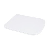 Сидіння для унітаза підлогового (Aries) 445×360×30 мм, White, з мікроліфтом? Slim Duroplast, Quick Release QT03228302W3 Qtap