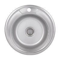 Кухонна мийка Brinex 490-A 0,6 мм Satin (BRIN490SAT06)