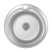Кухонна мийка Brinex 510-D 0,8 мм Satin (BRIN510SAT08)