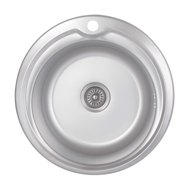 Кухонна мийка Brinex 510-D 0,8 мм Satin (BRIN510SAT08)