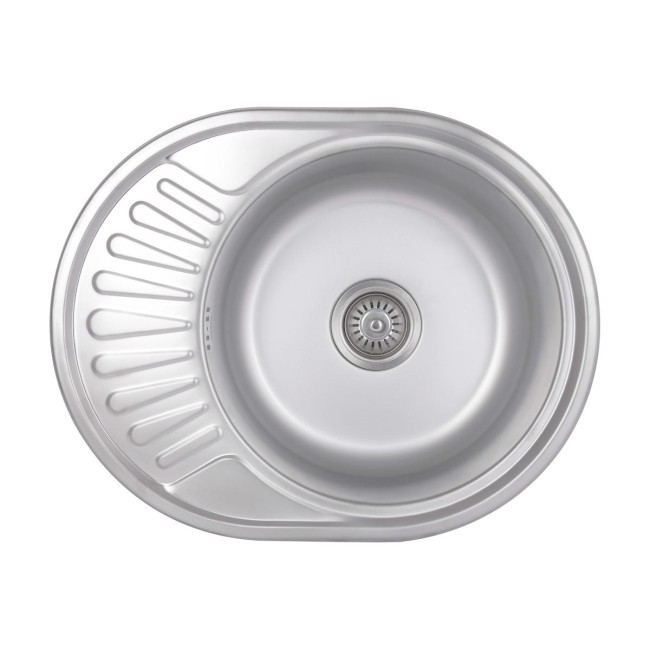 Кухонна мийка Brinex 5745 0,8 мм Satin (BRIN5745SAT08)
