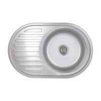 Кухонна мийка Brinex 7750 0,8 мм Satin (BRIN7750SAT08)