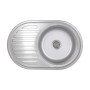 Кухонна мийка Brinex 7750 0,8 мм Satin (BRIN7750SAT08)