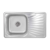 Кухонна мийка Brinex 7848 0,8 мм Micro Decor (BRIN7848MDEC08)