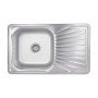 Кухонна мийка Brinex 7848 0,8 мм Satin (BRIN7848SAT08)