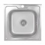 Кухонна мийка Brinex 5050 0,6 мм Satin (BRIN5050SAT06)