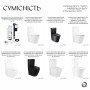 Qtap WDI комплект арматури для бачка унітазу з подвійною круглою кнопкою змиву 5,6 см та клапаном нижньої подачі води, 3/6L CHR