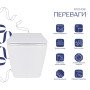 Унітаз підвісний Qtap Tern із сидінням Soft-close QT17332303ASW