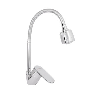 Смеситель для кухни Lidz Tani 008F4 с гибким изливом (k40) LDTAN008F4CRM44972 Chrome