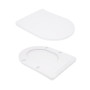 Унітаз-компакт Qtap Scorpio безободковий Ultra Quiet з сидінням Soft-close QT14226088AW