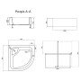 Душовий піддон Lidz KAPIELKA ST90x90x41