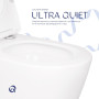 Унітаз підвісний Qtap Scorpio безободковий Ultra Quiet з сидінням Soft-close QT14332380AW