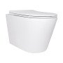 Унітаз підвісний Qtap Scorpio безободковий Ultra Quiet з сидінням Soft-close QT14332380AW