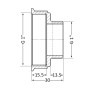 Перехідник Thermo Alliance Standart 1"х1" ВЗ SD4092525
