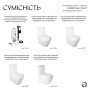 Qtap GB комплект арматури для бачка унітазу з подвійною круглою кнопкою змиву 4,8 см та клапаном нижньої подачі води, 3/6L CHR