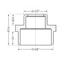 Ніпель Thermo Alliance Standart 1/2"х3/4" ЗР SD4081520
