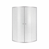Душова кабіна Lidz Latwa SC80x80.SAT.MID.FR, скло Frost 4 мм без піддона