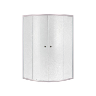 Душова кабіна Lidz Latwa SC90x90.SAT.HIGH.FR, скло Frost 4 мм без піддона