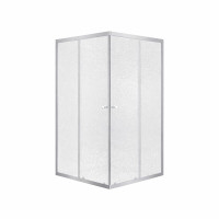 Душова кабіна Lidz Wawel SC80x80.SAT.LOW.FR, скло Frost 4 мм без піддона