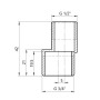 Ексцентрик Thermo Alliance Standart 1/2"х3/4" SD4301520