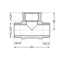 Трійник Thermo Alliance Standart 1/2" ЗВЗ SD41615