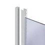Душова кабіна Lidz Latwa SC90x90.SAT.MID.GR, скло тоноване 4 мм без піддона