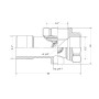 П'ятерник Thermo Alliance Standart 1"х1"х1"1/4"х1/4" ВВЗВЗ SD42525252566