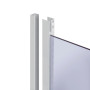 Душова кабіна Lidz Latwa SC90x90.SAT.LOW.GR, скло тоноване 4 мм без піддона
