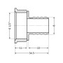 Штуцер Thermo Alliance Standart 8х1/2" ВР SD426158