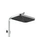 Душевая система для кабины Qtap Capricorn на три потребителя (с изливом) 53103KNC Chrome