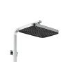 Душова система для кабіни Qtap Capricorn на три споживачі (з виливом) 53103KNC Chrome