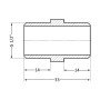 Ніпель Thermo Alliance Standart 1/2" ЗР SD4071515L