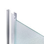 Душова кабіна Lidz Latwa SC80x80.SAT.MID.FR, скло Frost 4 мм без піддона