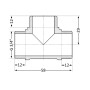 Трійник Thermo Alliance Standart 3/4" ЗР SD41220