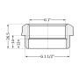 Футорка Thermo Alliance Standart 1 1/2"х1" ЗВ SD4234025