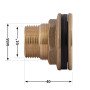 Врізка Thermo Alliance Standart 1" в бак SD40025